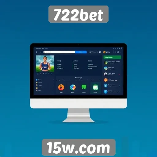 Navegação e interface do 722bet para novos usuários