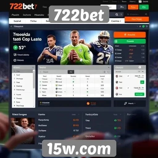 Interface de usuário e experiência no 722bet